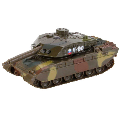 Металлическая инерционная машинка Танк Т-90 Технопарк SL457WB 1